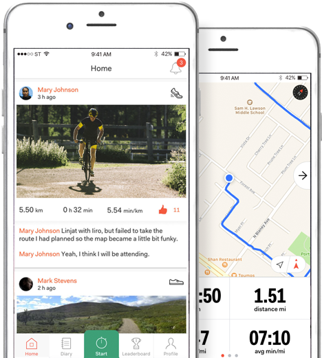 gps jogging tracker